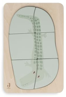 Jollein 105-001-68056 Holzpuzzle, Croco