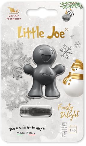 Little Joe Christmas Vent Clip Air Freshener – Holiday Fragrances, Long Lasting Freshness, Easy Install (Frosty Delight)