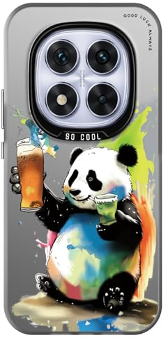 YUXING Handyhülle für Xiaomi Redmi Note 14 Pro 5G/4G / Poco X7 5G Hülle Ultra Dünn Stoßfeste Schutzhülle mit Blumen Tier Graffiti Art Muster Design Slim Bumper Case Cover, Panda