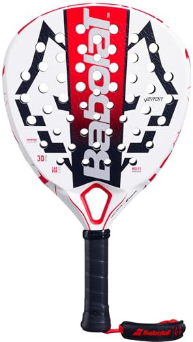 Babolat Technical Veron Juan Lebron - Pala de pádel (blanco/negro/rojo)