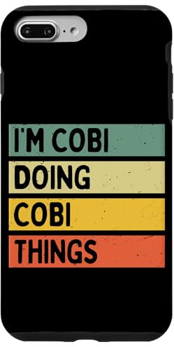 Hülle für iPhone 7 Plus/8 Plus I'm Cobi Doing Cobi Things Lustiges personalisiertes Zitat