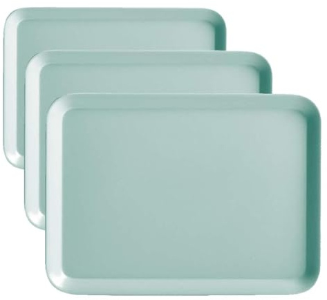 Zeller 26695 Melamintablett, Melamin, Wasser, 24 x 18 cm (Packung mit 3)