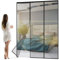 Zanzariera Magnetica 280x230cm Nero Universale Personalizzabile Ideale per Anti Zanzare Mosche e Insetti Kit con Strisce Magnetiche