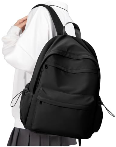 SZLX Schulrucksack Damen Leichte Schultasche Casual Daypack College Laptop-Rucksack für Männer Frauen Wasserfestes Reise Rucksack für Sports High School Backpack Teenager Schultaschen Mädchen