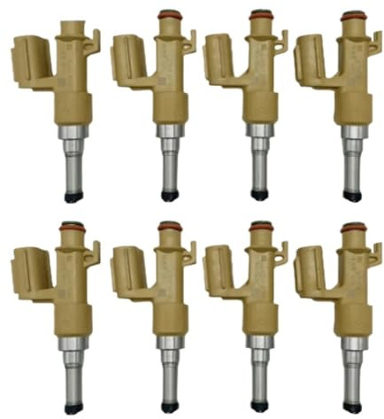 Compatible Fuel Injector for 8 PCS Replacement Fits Models 23250 0S020 2320939165 2320909151 23209 39165 23209 09150