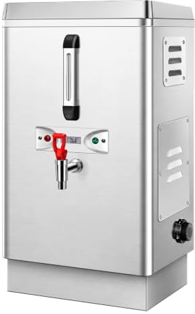 Commercial Water Boiler 40L, Instant Hot Water Dispenser with Auto-Fill & Faucet, Stainless Steel Hot Water Urn with Dual Filtration, Catering Water Heater for Cafe, Office, Tea/Coffee Making