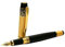 Hero 901 Fountain Pen Medium Nib Black and Stainless gold School Office Gift