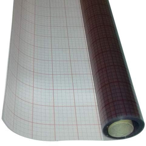 ASLAN Hart-PVC-Folie, transparent, selbstklebend, 0,30 mm stark (120 cm x 1 Meter)