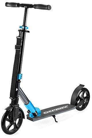 Osprey XS2 Big-Wheel-Klappscooter mit verstellbarem Lenker, Blau
