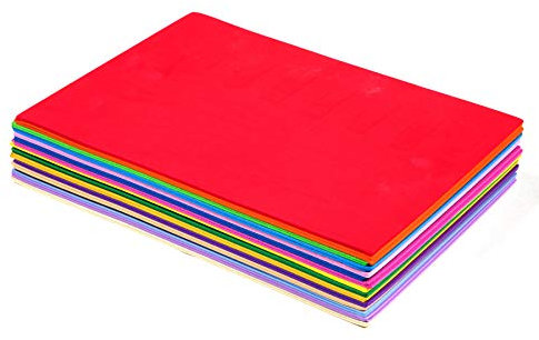 Moosgummi 30 St. - A4 - Schaumstoff zum Basteln Bastelbogen 2mm dicke EVA Schaumstoffplatten wie Moosgummi hochwertige Qualität wasserfest Geschenkidee