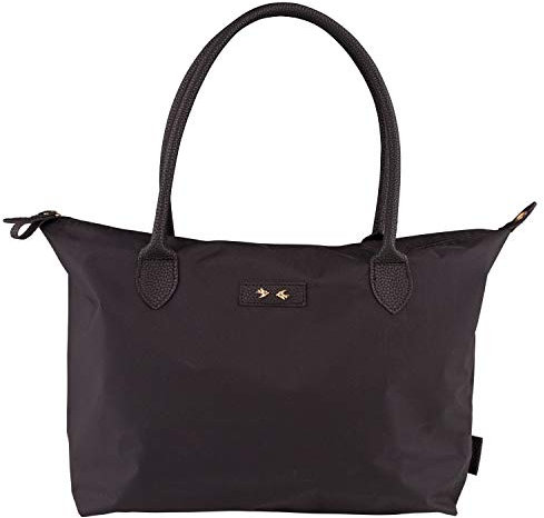 Depesche 10324 Handtasche LOVE, schwarz, ca. 47 x 31 cm
