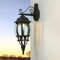 Licht-Erlebnisse Außenlampe Wand, Anthrazit, Rustikale Außenleuchte Wand, H:54 cm, IP44, E27, Aussenleuchten Hauswand, Lampe Terrasse Außen, Wandleuchte Außen