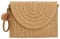 Verus Women Straw Purse Clutch Bag, Summer Straw Shoulder Woven Rattan Handbag Bags Beach Shoulder Tote Handbags (Light Brown)