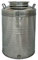 Belvivere Contenitore Fusto bidone Olio Inox 18/10 Made in Italy (30 Litri)
