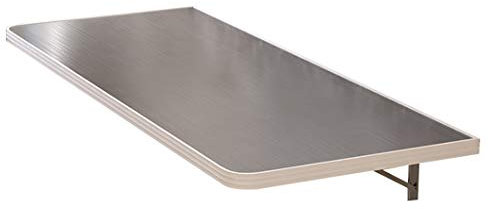 SYTH Wandklapptisch,Wandtisch klappbar,Edelstahl-Werkbank,für Home Office Workstation/Garagenschuppen/Büro/Waschküche