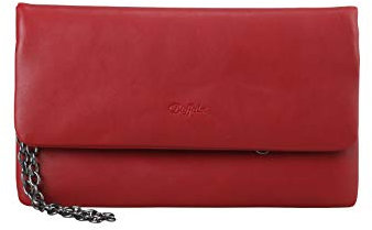 Buffalo Klassische Clutch für Damen NAILAH, Frauen Handtasche,Umhängetasche,24x2.5x16cm,Red(Rot)