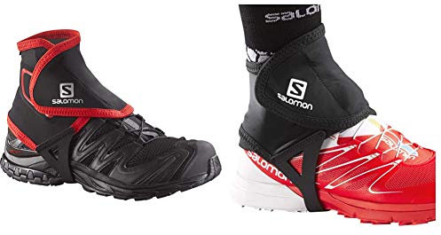 Salomon Trail Gaiterz High Gamaschen Lang Unisex & Gamaschen (1 Paar) - Kurz, Trail Gaiters Low, Schwarz, Gr. L, L32916600