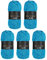 Wollbiene Softy 5 x 100 Gramm Chenille-Wolle Strickwolle, Babywolle, 500 Gramm Chenille Wolle Super Bulky (türkis 07)