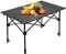 Night Cat Campingtisch Klapptisch Beistelltisch mit Aluminium Tischplatte für Tragbare Outdoor Falttisch Verstellbare Höhe 50-95cm für Camping Angel Garten 75kg