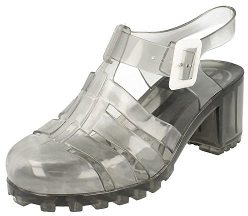 Spot On Mädchen-Gelee-Schuhe, smoke, 36 EU