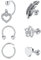 D.Bella Knorpel Ohr Piercing Chirurgenstahl Hoop Nasenpiercing Septum Lippe Piercing Tragus Stud Ohr Helix Daith Schmuck 6 Stück