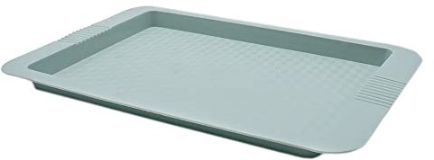 CABLEPELADO Bandeja plástico Rectangular, Bandeja Comida rápida, Bandeja Fast Food, Bandejas para Servir Comida, Bandeja Desayuno, Apta para el lavavajillas, 30x20 cm, Rectangular, Color Verde Claro