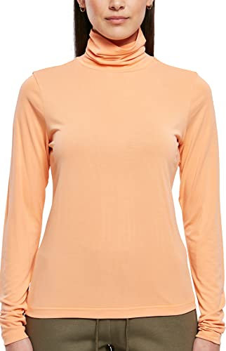 Urban Classics Damen Ladies Modal Turtleneck Longsleeve Papaya, S
