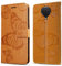 DENDICO Hülle für Nokia G20 / Nokia G10, PU Leder Magnetverschluss Flip Handyhülle Schutzhülle mit Standfunktion und Kartenfach für Nokia G20 / Nokia G10, Gelb