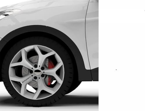 AMA SHOP Aufkleber Sport Felgen Rückspiegel Racing Tuning Car schwarz (2 Stück)