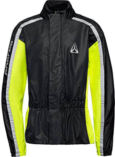 Pharao Tobol WP Regenjacke - Ganzjahres-Wetterschutz - Sichtbar - Helmkapuze gelb L