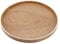 ANKROYU Platos de Mesa Bandeja de Madera para Servir Mesa de Centro Bandeja de Madera Clara Bandeja Redonda de Madera Bandeja Circular de Madera Bandeja de Madera para Servir Redonda(30cm)