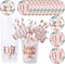iZoeL Gobelet EVJF Badge Future Mariée Badge EVJF Accessoire Enterrement de Vie de Jeune Fille, 15 Kit EVJF Accessoire Bride Accessoires EVJF Paille EVJF - Team Bride Accessoire EVJF Decoration
