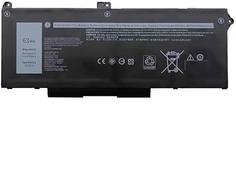 ASKC RJ40G Laptop Batterie pour Dell Latitude 14 5420 Latitude 15 5520 Precision 15 3560 Series RJ40G 01K2CF 075X16 WY9DX 0WK3F1 0M3KCN 005R42 P137G P137G001 P104F 15.2V 63Wh 3941mAh