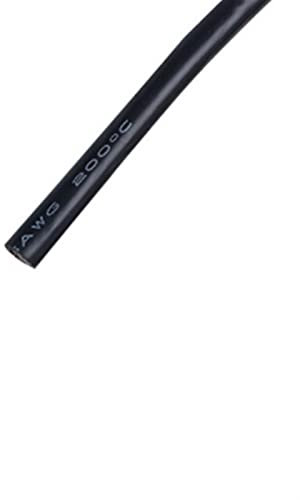 Pipa Casa Cavo in Silicone Morbido, 11AWG 10AWG 9AWG 8AWG 7AWG 6AWG 4AWG Wire, 35/50/70mm2 Resistente al Calore 200° Resistente al Freddo -60° Suolo Elettronica (Color : Nero, Size : 35mm 1 Meters