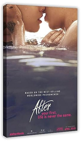 EMIGOS Poster du film d'après Josephine Langford, Hero Fiennes Tiffin - Décoration de chambre à coucher, de sport, de bureau, de chambre, cadeau - 60 x 90 cm