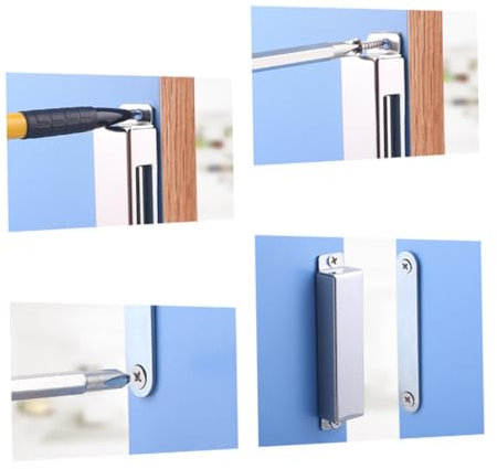 Veemoon Stainless Steel Door Catch 2 Pcs Cabinet Strong Hold for Closet Bathroom Kitchen Doors
