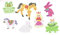 Happy Price Toys Bügelperlen Stiftplatten Set Midi 5mm Froschkönig, 7 quadratische Stiftplatten mit Motiv Vorlagen (kompatibel mit Hama Midi Bügelperlen)