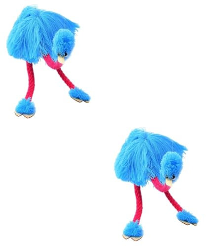 Vaguelly 2St Straußen Marionette Spielzeug Marionettenpuppen für Kinder Tiere für Kinder tierische Marionetten Tierdesign-Marionette Handbuch Plüschtier Tierfigur Puppenspiel Baby Handpuppe