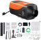 VEVOR Chauffage Diesel 12 V 24 V 8 kW Consommation 0,16-0,62 L/h Réchauffeur d'Air Diesel 8-36 ℃ Réglable 20-25 m² Contrôle Intelligente LCD et Télécommande Réservoir 10 L pour Camion Bateau