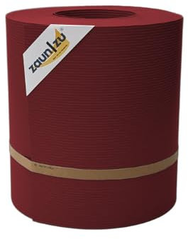 zaun|zu® Rille Maxi 26m Rolle: Sichtschutzstreifen PP für Doppelstabmatten UV-beständiger Sichtschutz | Zaunblende Made in Germany