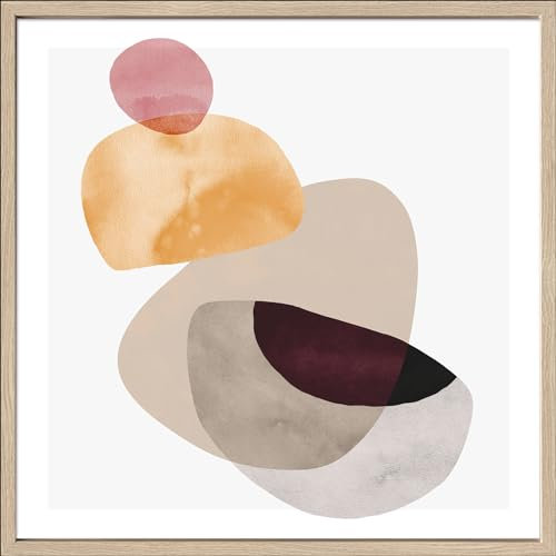 Pro-Art gerahmtes Wandbild Slim Scandic Abstract Shapes lV, 52,5x52,5 cm
