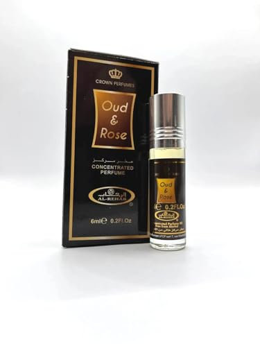 Al-Rehab Oud & Rose Parfüm Roll On 6ml Parfümöl Duftöl