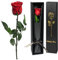 Yamonic Infinity Rose mit Stiel Geschenke für Frauen,Echte Rose Geburtstagsgeschenk für Frauen, Ewige Rose in Geschenkbox Geschenke für Mama,Konservierte Blume Frauen Geschenk Weihnachten, Rote Rose