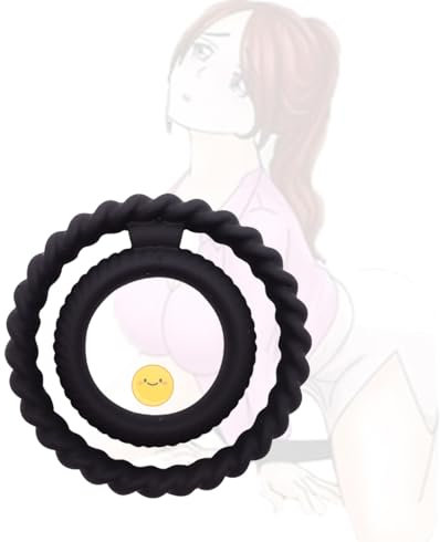 QiKKago Schwarzes Haus Hülse Ring Schlafzimmer Mehrzweck-Silikon Hülse Ring-Q