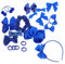 TOVINANNA 20St Kleine blaue Haarnadel Haarband haarschmuck Mode Haarschmuck haarhalter stutzenhalter binden Frisur Haar - Haarschmuck für Mädchen blaue haarzusätze Eisen Blue