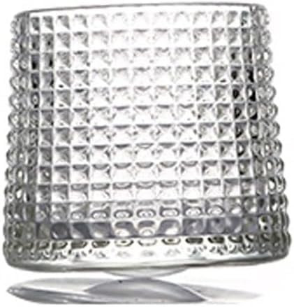WZYYCV Bicchieri Bicchiere di Vetro Rotante Bicchieri da Whisky Bicchiere Boccale di Birra Tazze per succhi di Cocktail Bicchiere da 200 ml Bicchiere Birra