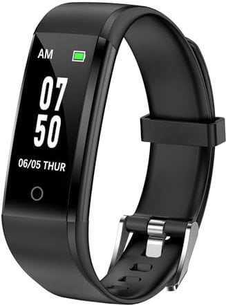 Fitness Tracker Watch for Men Women Kids - No Bluetooth/App Required,IP68 Waterproof Pedometer with Step & Calorie Counter,Sleep Monitor for Walking Running