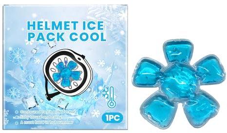 Ice Pack Hat, Gel Cooling Cap, 6.89x6.5 inches, Reusable Helmet Pad, Flexible Cold Wrap, Soothing Head Relief, Fever Compress, for Injury Recovery Aid, Wisdom Teeth Pain Cooler