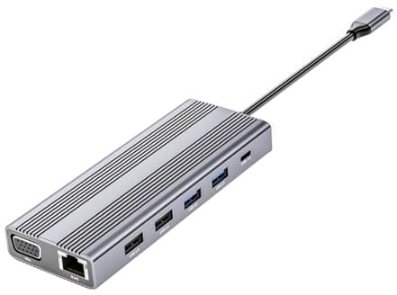 Holibanna Adattatore Hub USB 3.0 12 in 1 Espansore Porte USB Multiporta Connettore per Laptop Computer Espansione Trasferimento