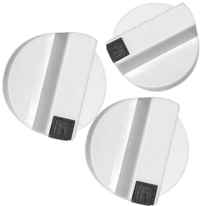 Tofficu 3 Pezzi Manopola Controllo Scaldabagno a Gas Regolabile e Resistente Accessori Per a Gas e Scaldabagni Manopole Ricambio Bianche Controllo Temperatura Efficiente